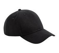 Beechfield Men's Cotton 5 Panel Baseball Cap in Black Beechfield Black One Size