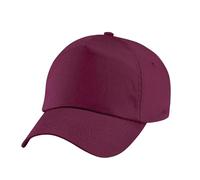 Beechfield B10 Original 5 Panel Cap Burgundy Colour: Burgundy, Size: O One Size