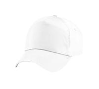 Beechfield Unisex B010 Cap, White, One Size UK