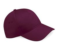 Beechfield Ultimate 5 Panel Cap One Size Burgundy