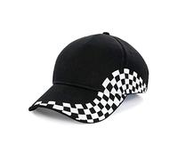 Beechfield Unisex B159.BLK Grand Prix Cap - Black, One Size
