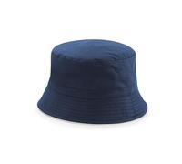 Beechfield Unisex B686.FNA-WHI.1SM Reversible Bucket Hat - Black, Small/Medium/Large/X-Large