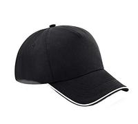 Beechfield Unisex Beechfield Authentic 5 Panel Cap - Piped Peak Cap