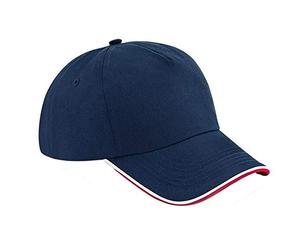 Beechfield Unisex Beechfield Authentic 5 Panel Cap - Piped Peak Cap