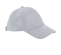 Beechfield Unisex Adult Faux Suede 6 Panel Cap (One Size) (Light Grey)