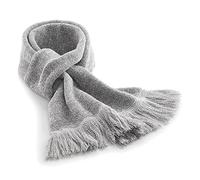 Beechfield Unisex Classic Knitted Scarf Black