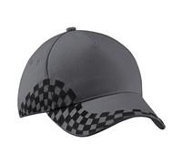 Beechfield Unisex Grand Prix Baseball Cap (Pack of 2) (One Size) (Graphite Grey)