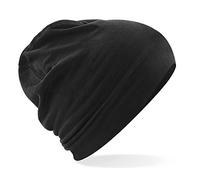 Beechfield Unisex Hemsedal Cotton Beanie Black/Black