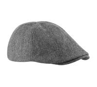 Beechfield Unisex Ivy Flat Cap / Headwear Grandad WinterOne Size Grey RW257