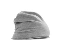 Beechfield Unisex Jersey Beanie - Classic Soft Hat Heather Grey