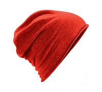 Beechfield Unisex Jersey Beanie - Classic Soft Hat Red