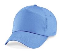 Beechfield Unisex Junior Original 5-Panel Cap - Youth Fashion Hat - Sky Blue