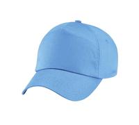 Beechfield Unisex Junior Original 5-Panel Cap - Youth Fashion Hat - Sky Blue