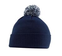 Beechfield Junior Snowstar Beanie One Size French Navy/Light Grey