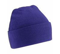 Beechfield Unisex Knitted Hat Purple One Size