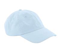Beechfield Unisex Low Profile 6 Panel Dad Cap (Pack of 2) (One Size) (Pastel Blue)