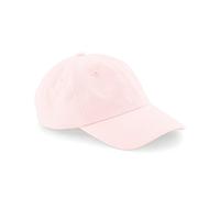 Beechfield Unisex Low Profile 6 Panel Dad Cap (Pack of 2) (One Size) (Pastel Pink)
