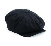 Beechfield Unisex Newsboy Cap Black S/M