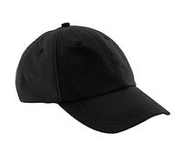 Beechfield Unisex Outdoor Waterproof 6 Panel Baseball Cap (One Size) (Black)