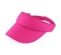 Beechfield Unisex Sports Sun Visor CAP B41 - Pink - One size