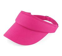 Beechfield Unisex Sports Visor / Headwear (One Size) (Fuchsia)