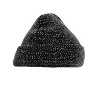 Beechfield - Unisex Styling - Reflective Beanie - Cuffed Design - Black