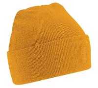 Beechfield Unisex Super Soft Knitted Beanie Hat (One Size) (Senf)