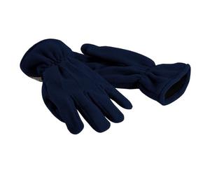 Beechfield Unisex Suprafleece Anti-Pilling Thinsulate Thermal Winter Gloves (L/XL) (French Navy)