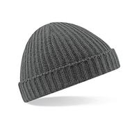 Beechfield Unisex Trawler Beanie Hat Baseball Cap, Grey (Smoke Grey), One Size