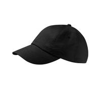 Beechfield Unisex Adults Low Profile Heavy Cotton Drill Cap Baseball, Black, One Size