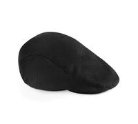 Beechfield Unisex Vintage Flat Cap / Headwear (L/XL) (Black)