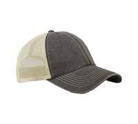 Beechfield Men's Vintage 6 Panel Trucker Cap in Brown Beechfield Brown One Size