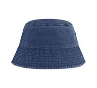 Beechfield Vintage Bucket Hat in Mid Blue | Size: 7 Years Beechfield Mid Blue 7 Years