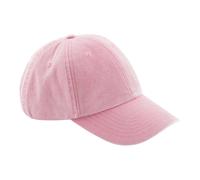 Beechfield Vintage Low Profile Baseball Cap in Light Pink Beechfield Light Pink One Size