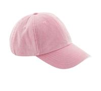 Beechfield Vintage Low Profile Baseball Cap in Light Pink Beechfield Light Pink One Size