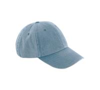 Beechfield Men's Vintage Low Profile Cap in Mid Blue Beechfield Mid Blue One Size
