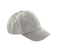 Beechfield Men's Vintage Low Profile Cap in Grey Beechfield Grey One Size