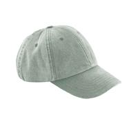 Beechfield Men's Vintage Low Profile Cap in Green Beechfield Green One Size