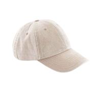 Beechfield Men's Vintage Low Profile Cap in Stone Beechfield Stone One Size