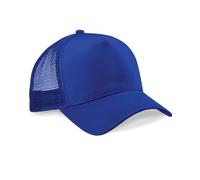 Beechfield Vintage Plain Snap-Back Trucker Cap - Classic Retro Style Hat