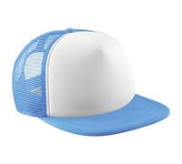 Beechfield Vintage Plain Snap-Back Trucker Cap - Classic Retro Style Hat