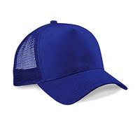 Beechfield Vintage Plain Snap-Back Trucker Cap - Classic Retro Style Hat