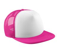 Beechfield Vintage Plain Snap-Back Trucker Cap (Pack of 2) / N/A N/A RW6705