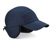 Beechfield Waterproof Fleece Lined Baseball Hat Cap Visor with Ear Flaps