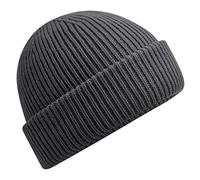 Beechfield - Wind Resistant Breathable Elements Cuffed Beanie - Soft-Touch Acrylic Yarn- Graphite Grey