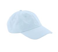 Beechfield Women's 6 Panel Low Profile Cap in Light Blue Beechfield Light Blue One Size