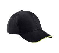 Beechfield Women's Athleisure 6 Panel Baseball Cap in Jet Black Beechfield Jet Black One Size