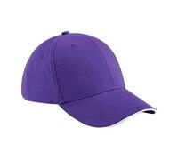 Beechfield Women's Athleisure 6 Panel Baseball Cap in Purple Beechfield Purple One Size
