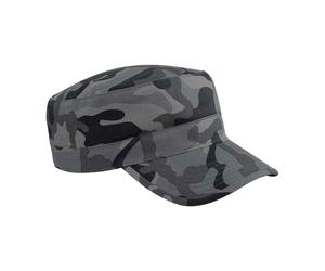 Beechfield Women's Camo Army Cap in Dark Grey Beechfield Dark Grey One Size