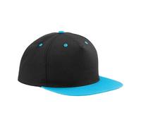 Beechfield Women's Contrast 5 Panel Snapback Cap in Blue Beechfield Blue One Size